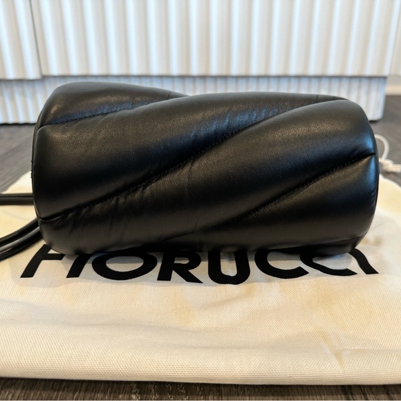 NEW Fiorucci Mella Leather Bag - Black - Picture 3 of 8